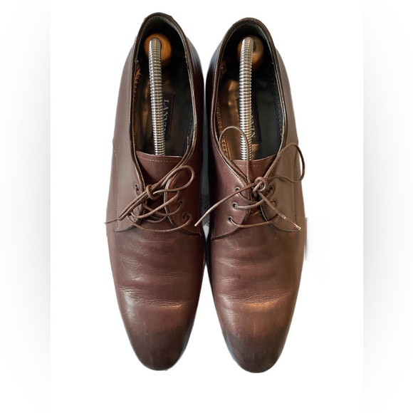 Lanvin Brown Leather Derby Men’s Shoe - Picture 2 of 8